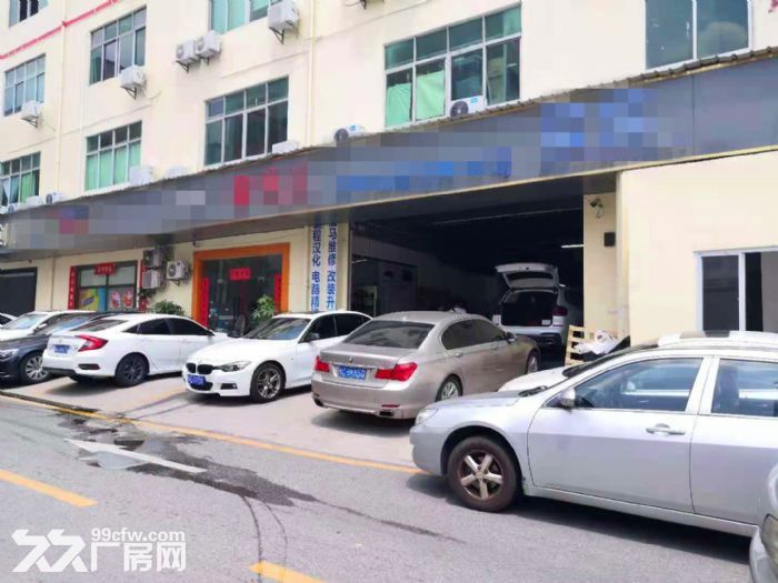 深圳龙华大浪元芬地铁站一楼450平精装汽车维修厂房出租。-图2