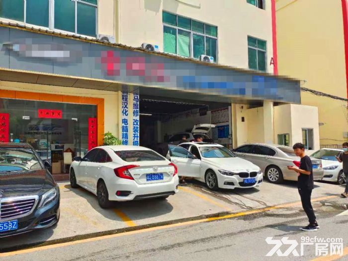 深圳龙华大浪元芬地铁站一楼450平精装汽车维修厂房出租。-图1