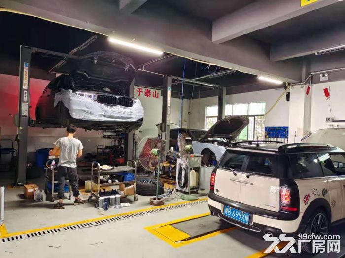 深圳龙华大浪元芬地铁站一楼450平精装汽车维修厂房出租。-图6