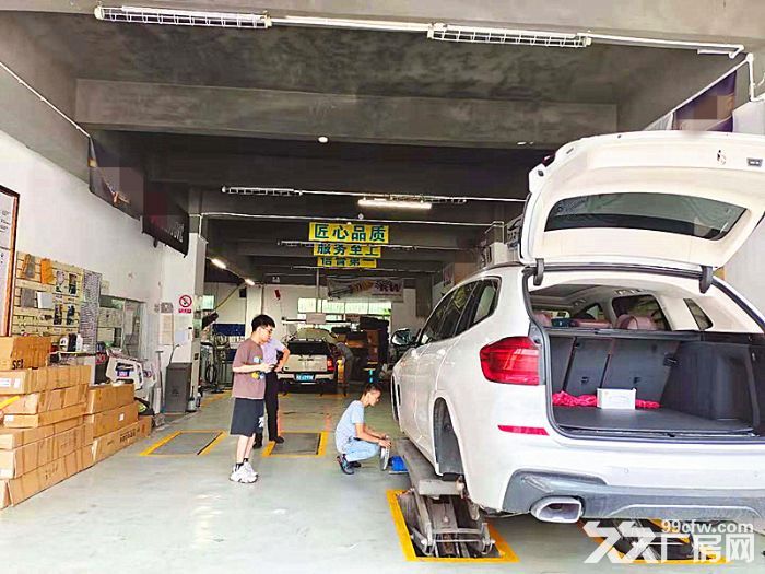 深圳龙华大浪元芬地铁站一楼450平精装汽车维修厂房出租。-图7