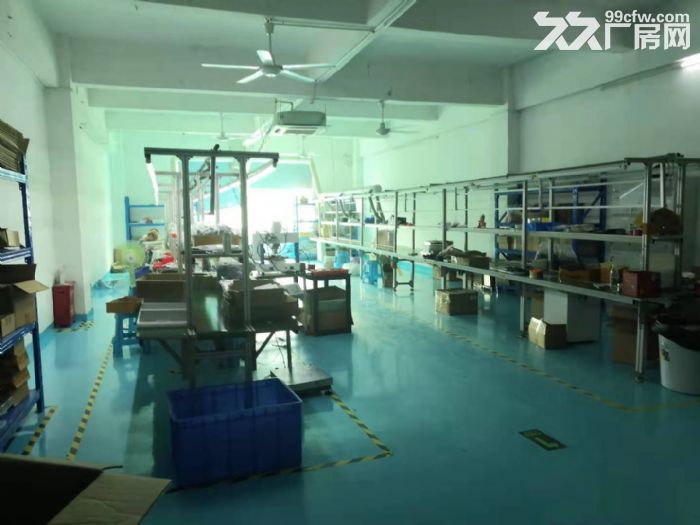 深圳龙华大浪罗屋围工业区楼上330平精装小厂房出租。-图4
