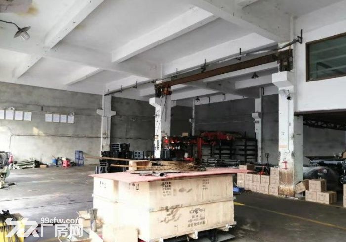 古镇海洲一楼670方厂房出租 带行车 近路边 主线齐全 现成办公水电 好招工-图4