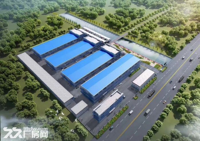 海口登迈60000平方米单层独院厂房招租，可分租-图1