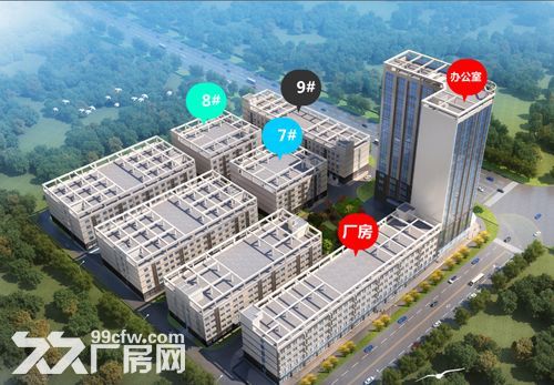 高新区2500平标准厂房出售可分割，50年产权6米层高有一楼-图1