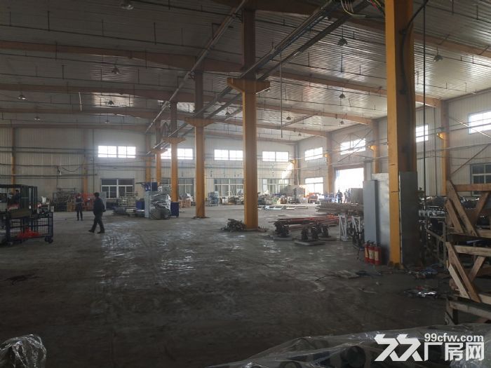 于洪区沙岭工业园厂房2400平，办公400平出租，厂房彩钢结构，举架9米，有牛腿-图1