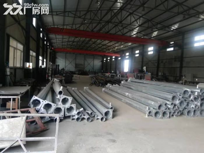 于洪闸上厂房3200平，办公2层600平，举架11米两台2.8吨吊车，动力电80-图1