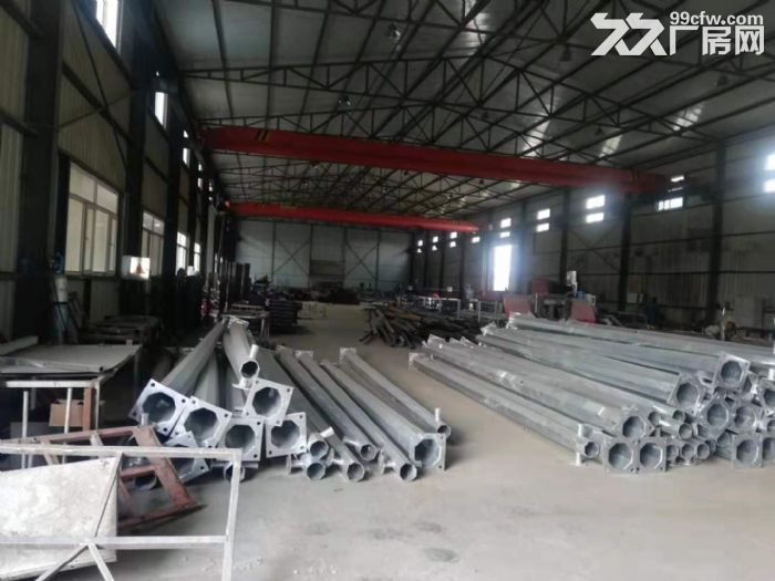 于洪闸上厂房3200平，办公2层600平，举架11米两台2.8吨吊车，动力电80-图5
