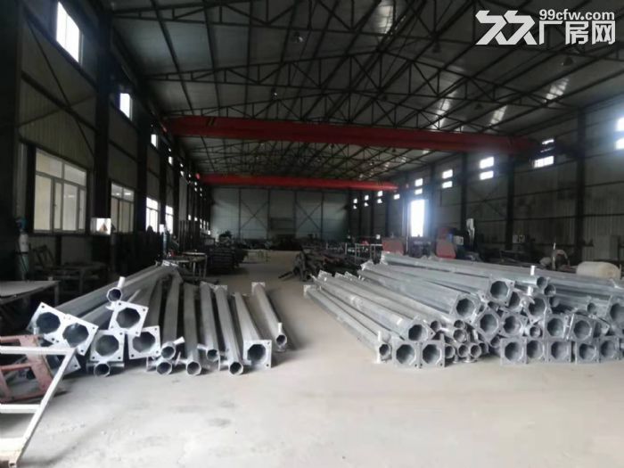 于洪闸上厂房3200平，办公2层600平，举架11米两台2.8吨吊车，动力电80-图6