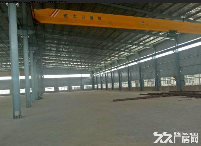 集美工业区钢结构720平1500平2500平带行车-图2