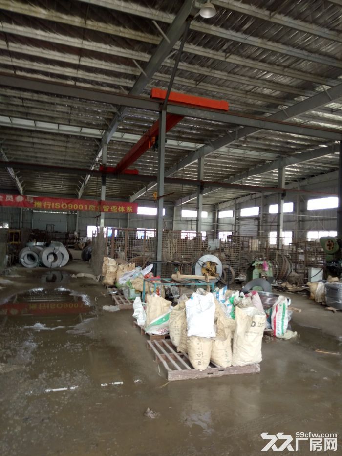 集美灌南工业区标准钢结构3600平带行车出租-图2