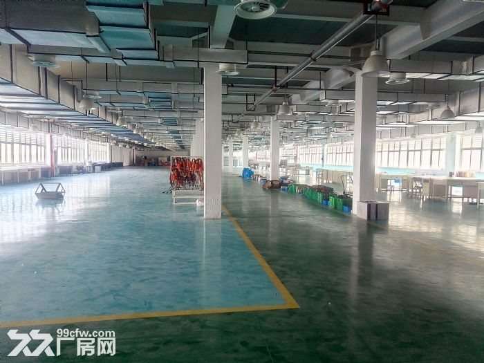 西部大道1500平的框架结构厂房可以分割出租-图2